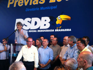 Resultado das prévias do PSDB é anunciado  (Foto: Paulo Toledo Piza/G1)