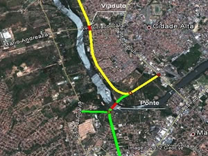 Via Verde deve ser construída paralelamente ao Rio Cuiabá (Foto: Divulgação / Secopa)
