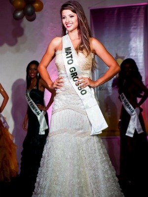 Mato-grossense concorreu ao Miss Surda Brasil em Fortaleza (CE). (Foto: Assessoria/ Prefeitura de Campo Verde-MT)