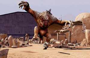 O modo Rancor Rampage coloca o jogador na pele do monstro que destroi tudo o que vê pela frente (Foto: Divulgação)