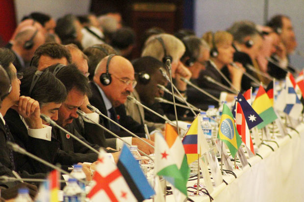 Diplomatas de 70 nacionalidades se reúnem em Istambul para tratar sobre crise na Síria (Foto: Germano Assad/G1)