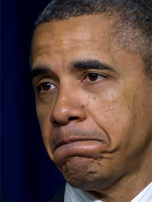 O presidente dos EUA, Barack Obama, em discurso na Casa Branca nesta sexta-feira (6) (Foto: AP)