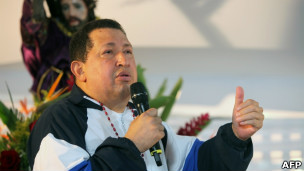 Hugo Chávez volta neste sábado (8) a Cuba (Foto: AFP)