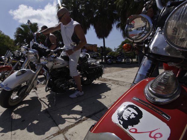 Harley-Davidson; encontro; Cuba; passeio; convenção (Foto: Enrique de la Osa/ Reuters)
