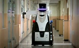 Robô fará a patrulha em prisão da Coreia do Sul em fase experimental (Foto: Reuters)
