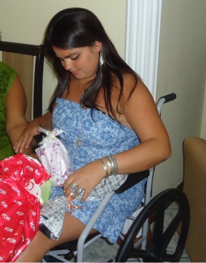 Juliana Guerra ficou em cadeira de rodas após acidente de moto (Foto: Juliana Guerra / Arquivo Pessoal)