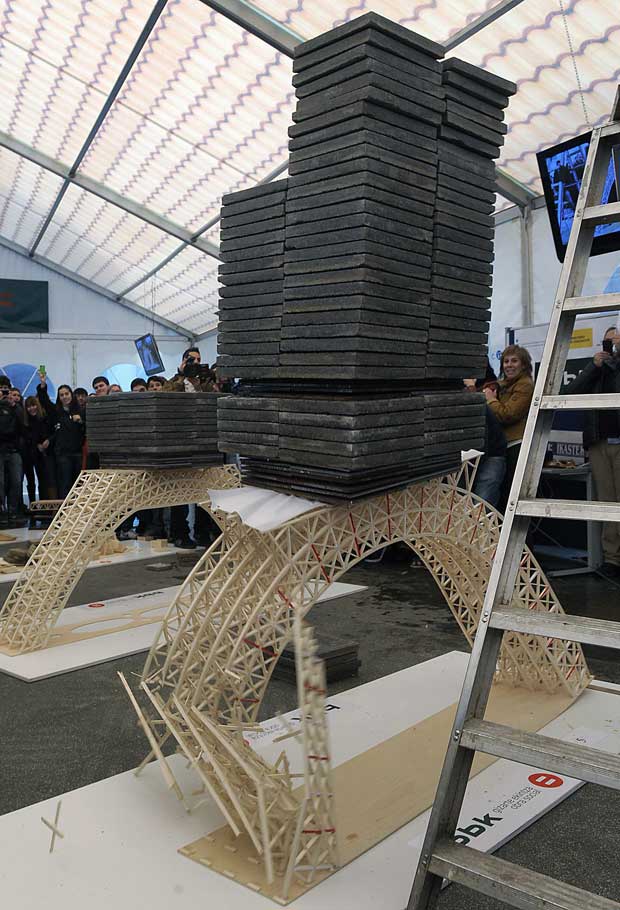 A estrutura é testada no concurso (Foto: Vicent West/Reuters)