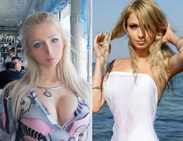 Russa Valeria Lukyanova se tornou sensação na internet em seu país por parecer 'Barbie' da vida real. (Foto: Reprodução/Site oficial)