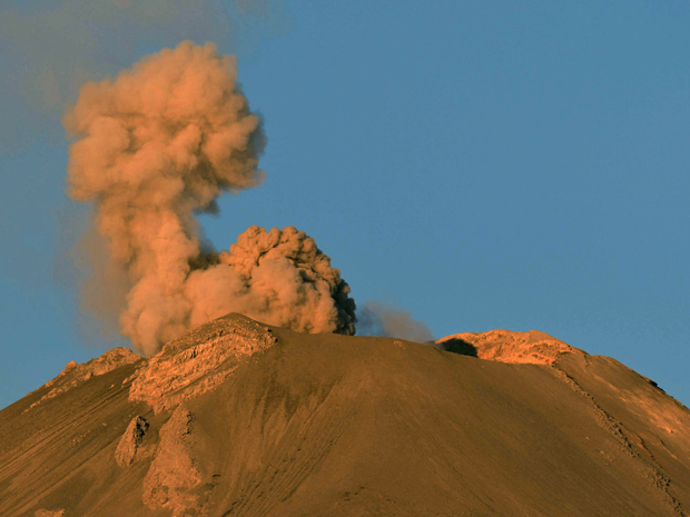 Vulcão; Popocatepetl; méxico (Foto: AFP PHOTO/Yuri CORTEZ)