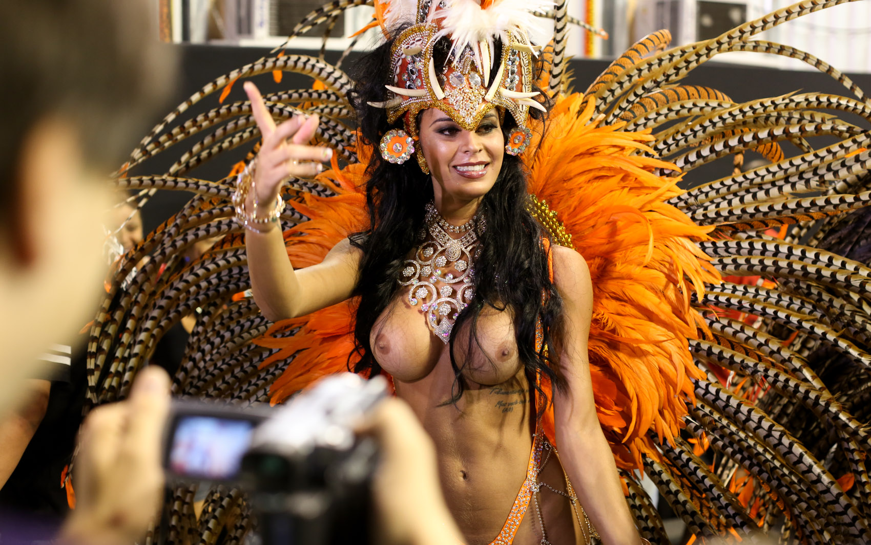 Бразильский карнавал ню