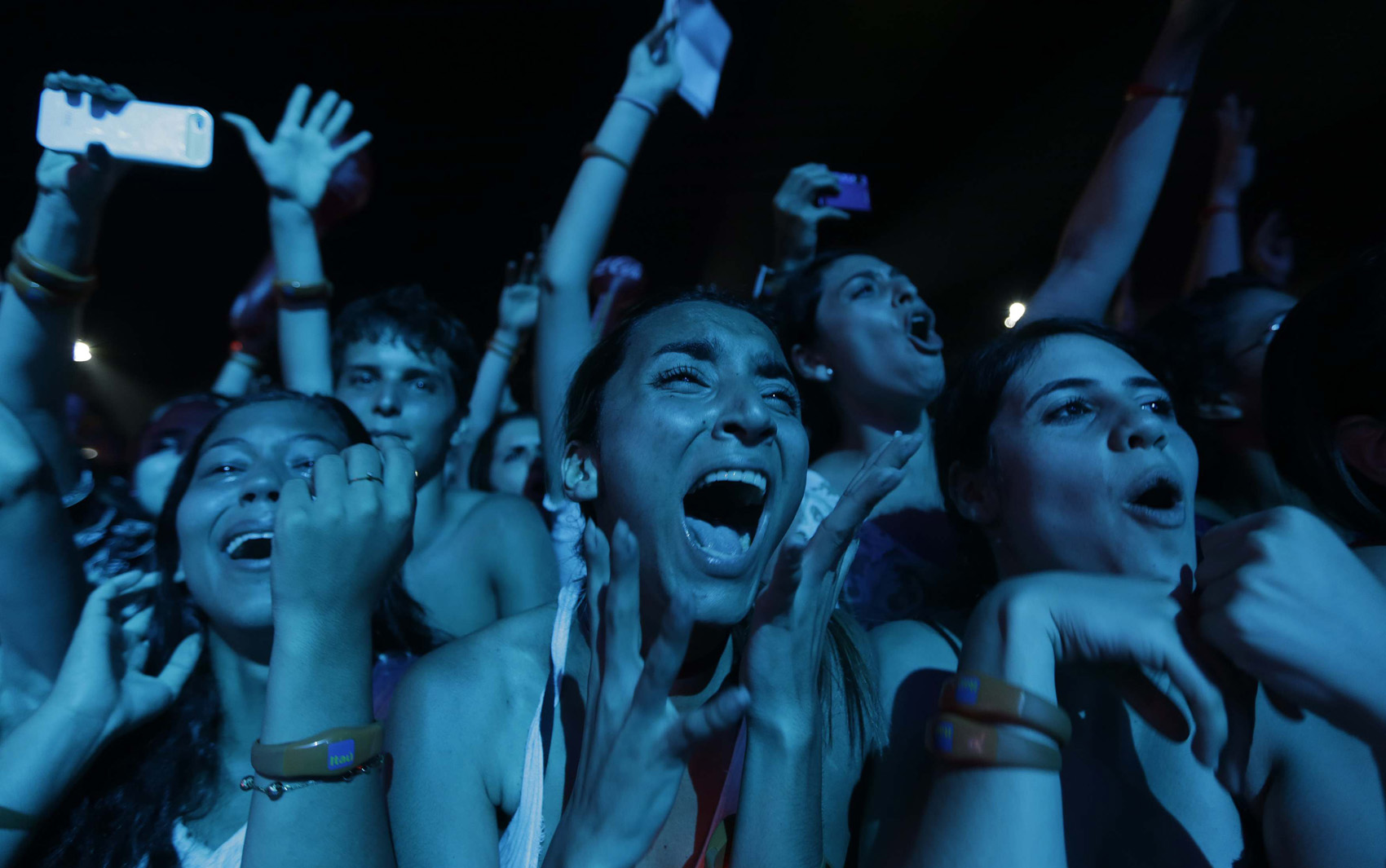 Fã grita no gargarejo durante show de John Mayer no Rock in Rio
