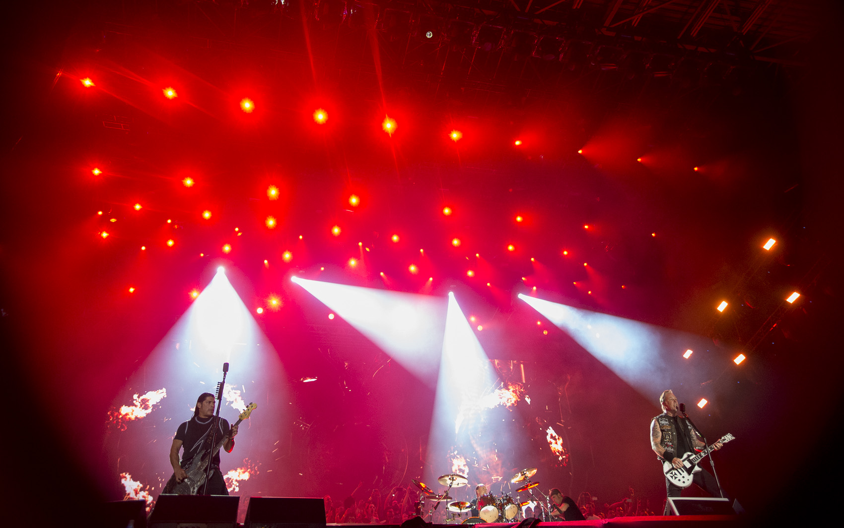 Metallica toca no Palco Mundo neste sábado, segundo dia do Rock in Rio