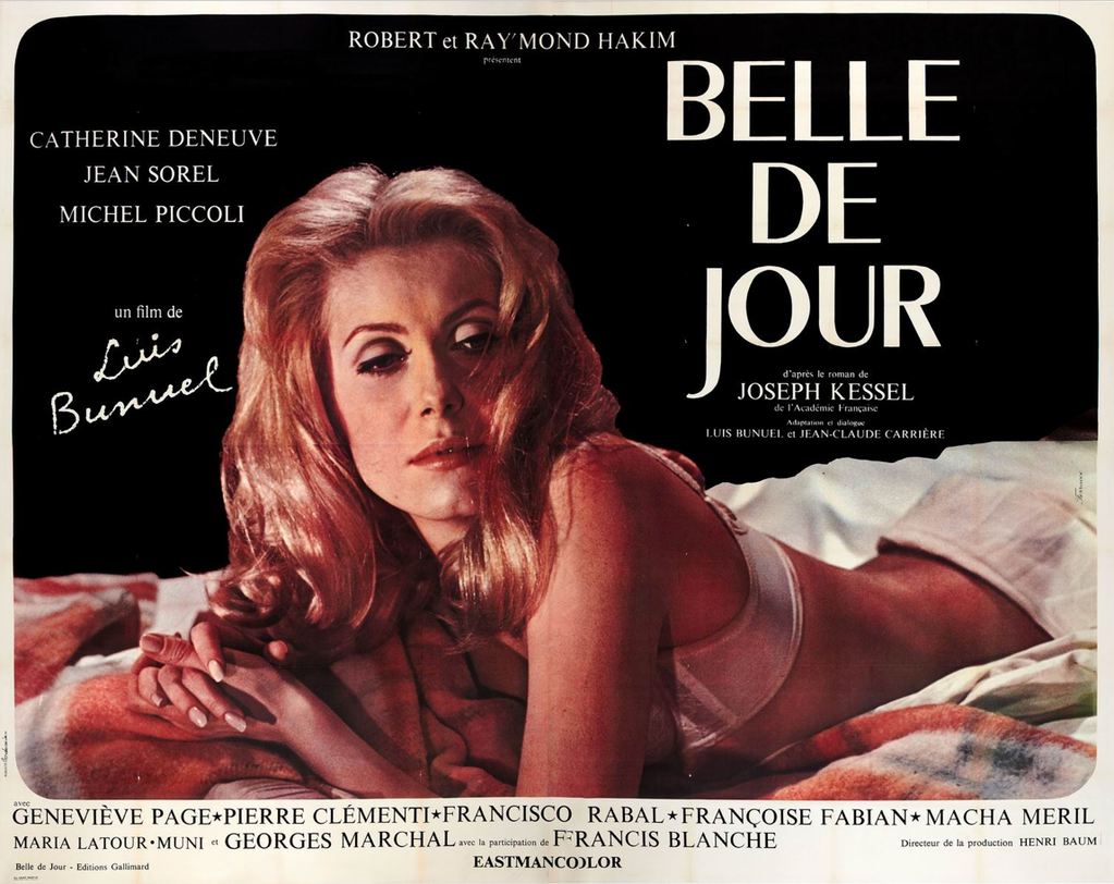 O filme 'A bela da tarde', com Catherine Deneuve, será exibido nos dias 29 e 31
