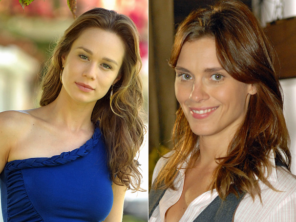 Clara (Mariana Ximenes) e Diana (Carolina Dieckmann) são donas dos cabelos mais desejados de Passione