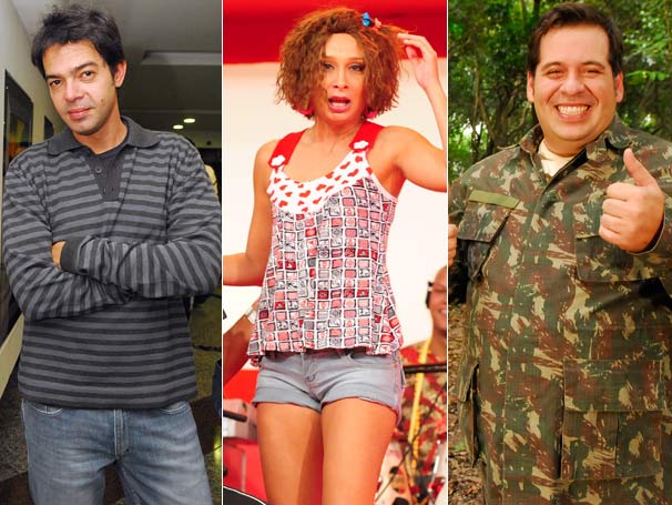Bruno Mazzeo, Katiuscia Canoro e Leandro Hassum concorrem na categoria Comediante (Foto: Divulgação)