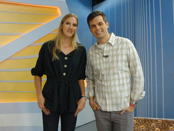 Marianne Steinbrecher e Otaviano Costa (Foto: Divulgação TV Globo / Gisele Gomes)