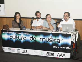 II Seminário Internacional Cultura da Música: Som + Imagem (Foto: Roberto Velasco)