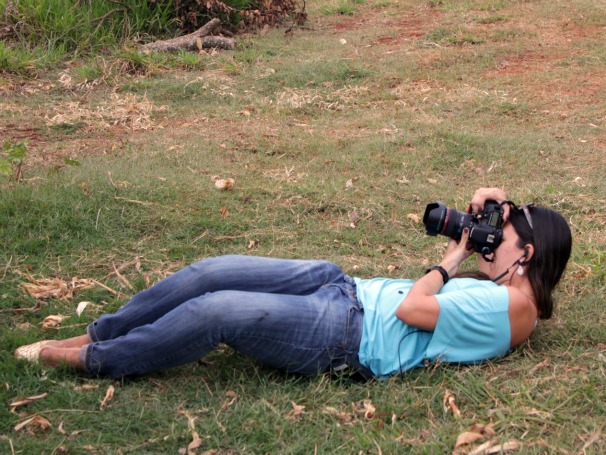 Tatynne Lauria, coordenadora de produção da viagem do Criança Esperança pelo Brasil (Foto: Christina Fuscaldo)