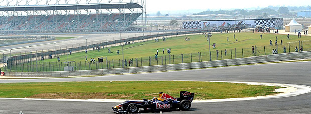 Circuito do GP da Índia  (Foto: AFP / GloboEsporte.com)