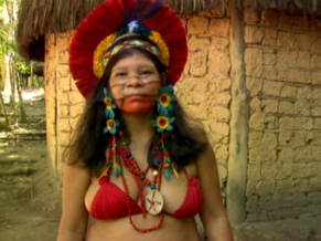 Nitinawã é cacique da aldeia na Reserva da Jaqueira (Foto: Reprodução de TV)