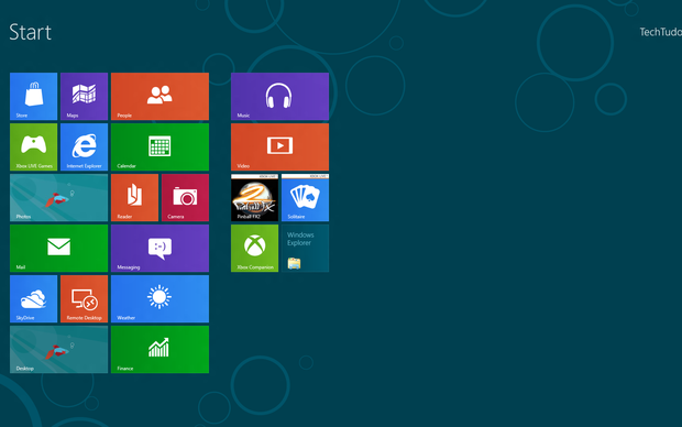 Interface Metro do Windows 8 (Foto: Reprodução/TechTudo)