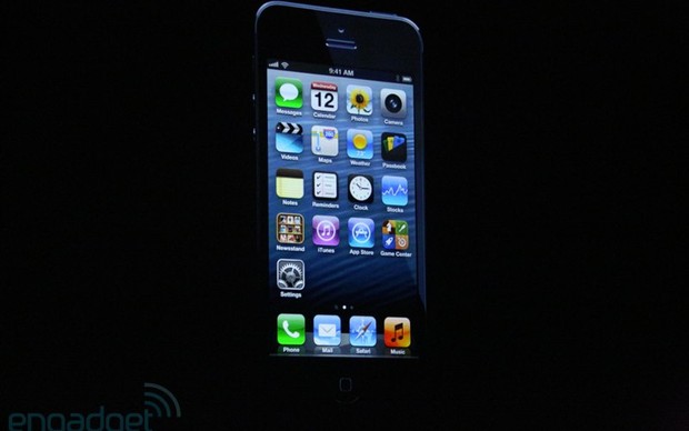 Novo iPhone 5 18% mais fino que sua última versão (Foto: Reprodução/Engadget)