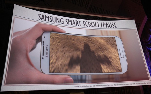 Galaxy S4 terá sistema de Scroll e pausa inteligente (Foto: Allan Melo/ TechTudo)
