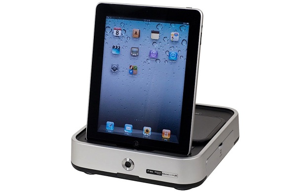 O dock é compatível com iPad, iPhone e iPod Touch