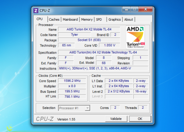 CPU-Z (Foto: Reprodução)