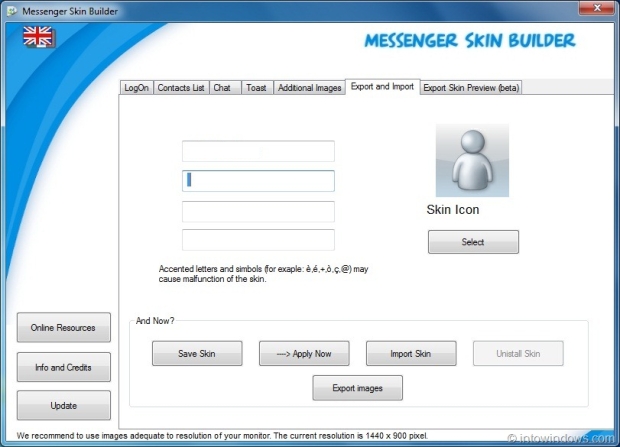 Messenger Skin Builder (Foto: Divulgação)