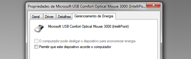 Como fazer com que o mouse não acorde o computador (Foto: Helito Bijora)