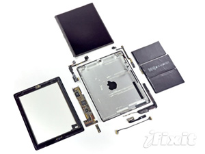 iPad 2 desmontado (Foto: Reprodução/iFixit)