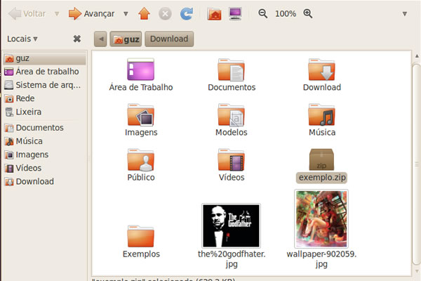 Unzip no Ubuntu (Foto: Reprodução/Gustavo Ats)