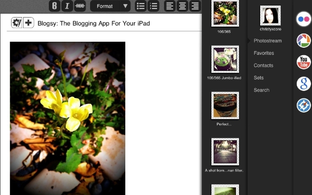 Blogsy para iPad (Foto: Divulgação)