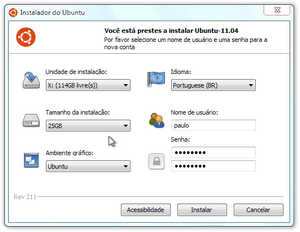 Instalador do Ubuntu no Windows (Foto: Reprodução/Paulo Higa)