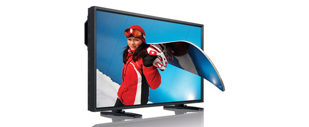 TV de 52 polegadas que dispensa óculos 3D (Foto: Divulgação)