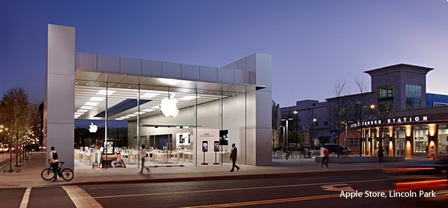 Apple Retail Store, no Lincoln Park, Estados Unidos.  (Foto: Divulgação)