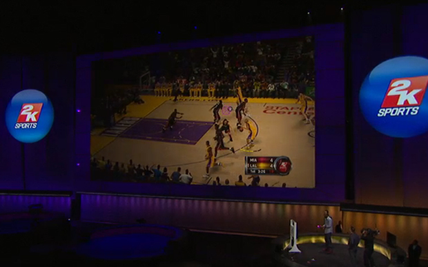 2K apresenta NBA 2K12 e sua integração com o PS Move (Foto: Divulgação)