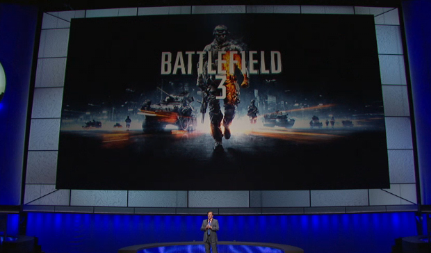 Battlefield 3 na conferência da Sony na E3 (Foto: TechTudo)