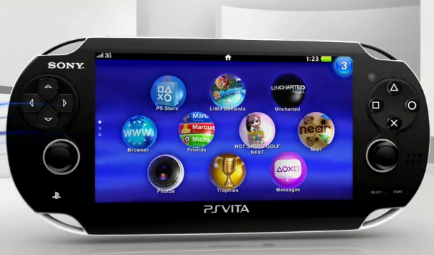 Playstation Vita na conferência da Sony na E3 (Foto: TechTudo)