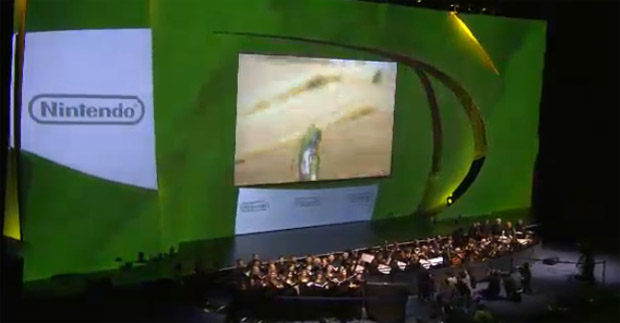 Orquestra toca temas da série Zelda e de outros sucessos da empresa na apresentação (Foto: Reprodução)