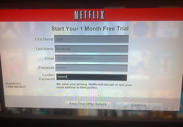 Netflix no PS3 (Foto: Tecnoblog)