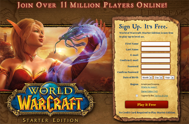 World of Warcraft grátis até o nível 20 (Foto: Reprodução)