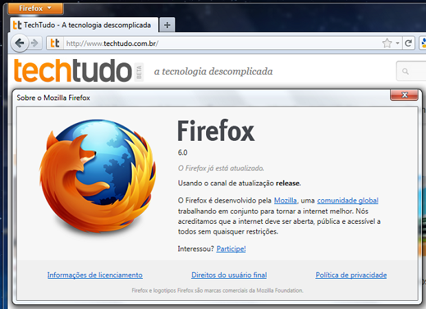 Mozilla Firefox para Mac 10 6 8