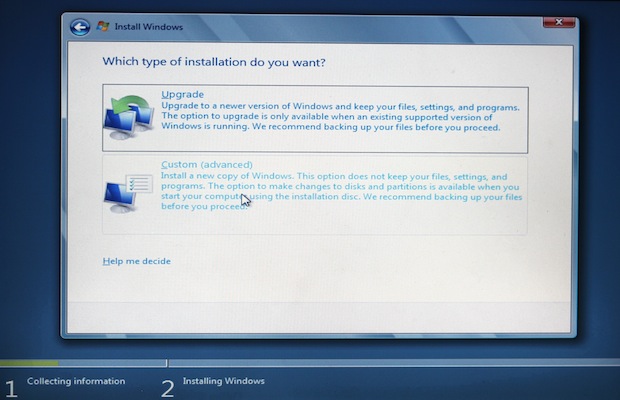 Instalação do Windows 8 (Foto: Reprodução/TechTudo)