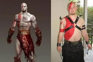 Cosplay de Kratos (God of War) (Foto: Reprodução)