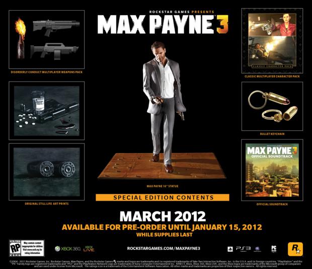Max Payne 3 Special Edition (Foto: Divulgação)