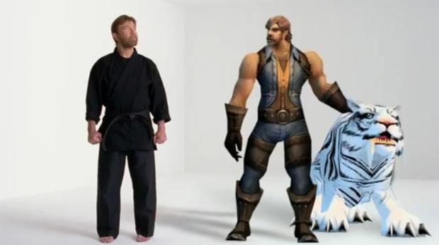 Chuck Norris participa de comercial de World of Warcraft (Foto: Divulgação)