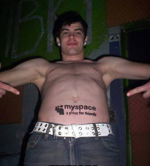Tatuagem MySpace (Foto: Reprodução)