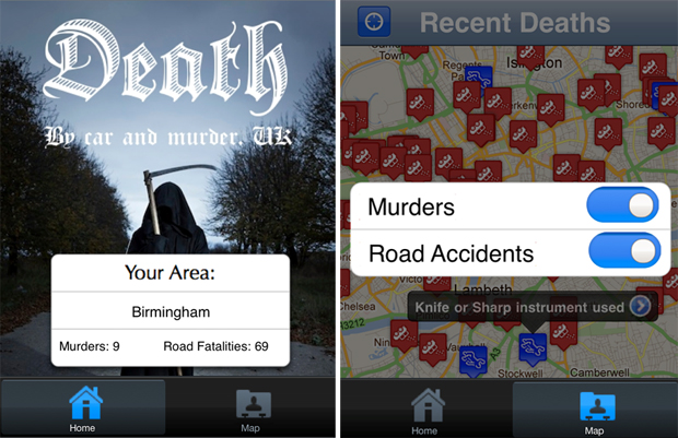Death App, o "Aplicativo da morte" (Foto: Reprodução/TheNextWeb)